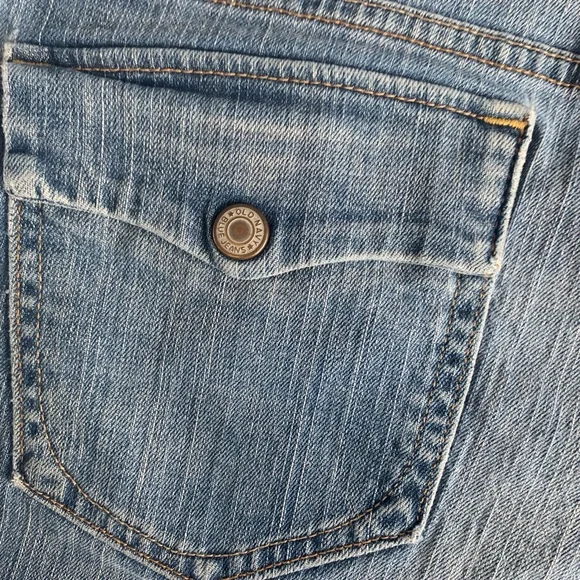 Old Navy Light Blue Straight Leg Women's Jeans - Picture 3 of 8